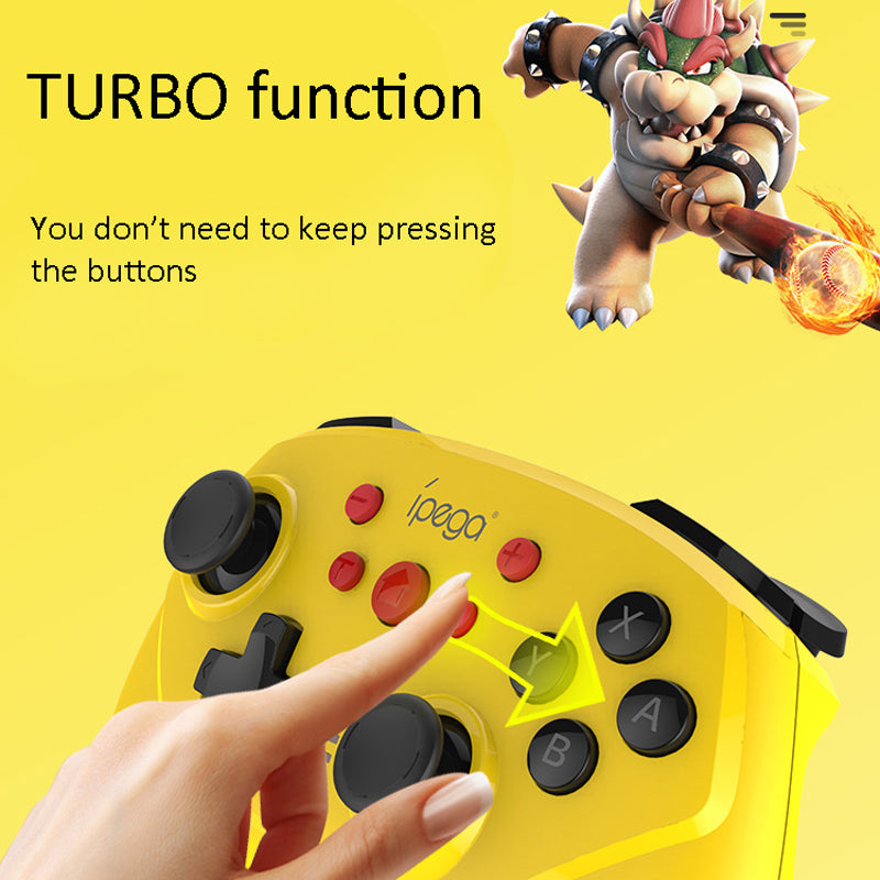 IPEGA PG-9162 Bluetooth Wireless/USB Wired Gamepad Dual Motor Vibration Game Controller for Nintendo Switch Console Blue IPEGA PG-9162 Bluetooth Wireless/USB Wired Gamepad Dual Motor Vibration Game Controller for Nintendo Switch Console Blue